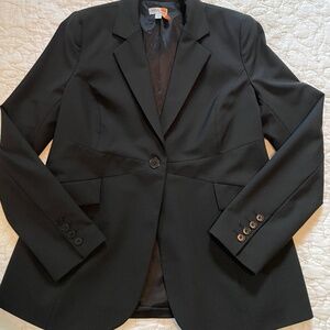 A Pea in the Pod black maternity blazer/suit jacket EUC